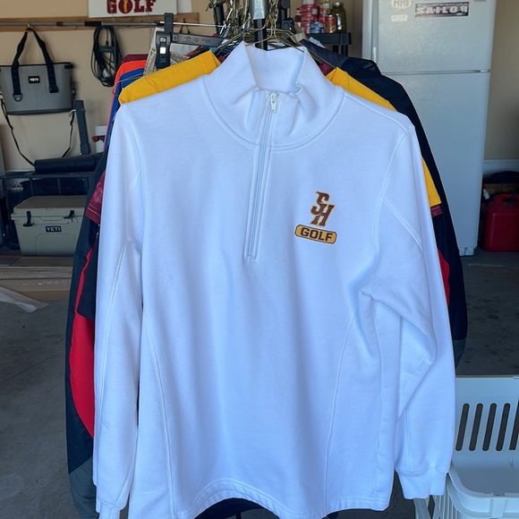 T shirt and 1/2 zip sweatshirt. - Picture 3 of 3